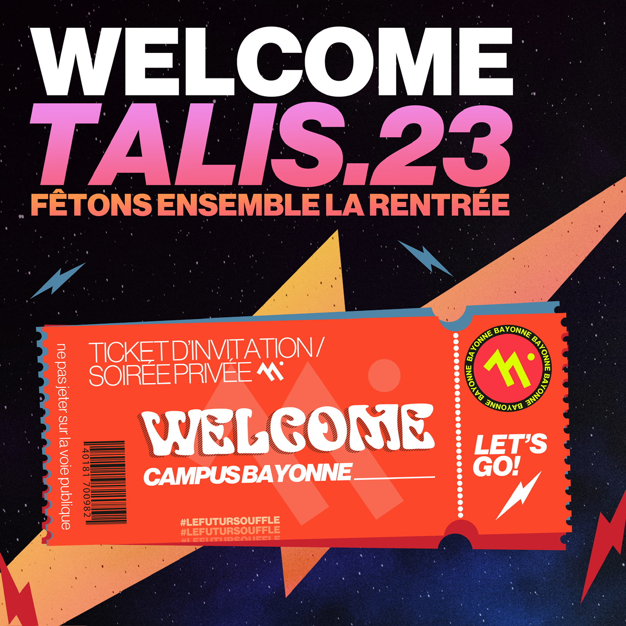 WELCOME TALIS : SOIREE D’INTEGRATION